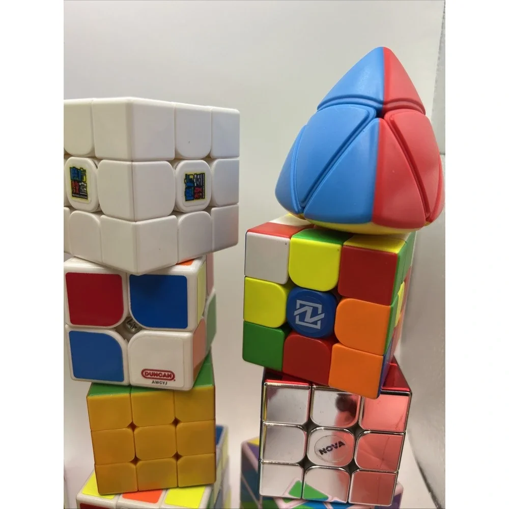 Lot of 21 Assorted Twisty Puzzles Rubik's Cubes